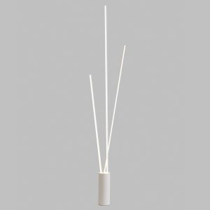 Lámpara salón dimable blanca 60W VERTICAL LED