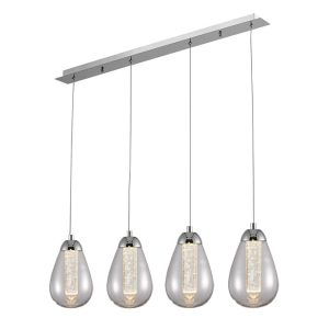 Lámpara techo lineal 4 luces LED TACCIA