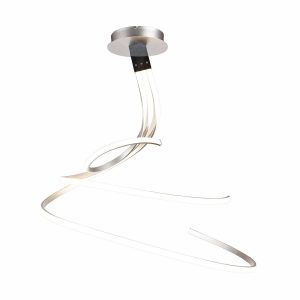 Lámpara triple regulable NUR XL plata cromo