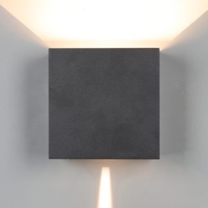 Luminaria aplique DAVOS XL LED 20W negro arena