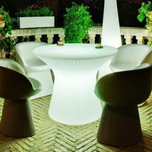 Mesa central con luz 73 cm altura CAPRI