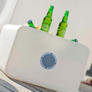 Mesita de centro con altavoz y luz TARIDA TAB PLAY