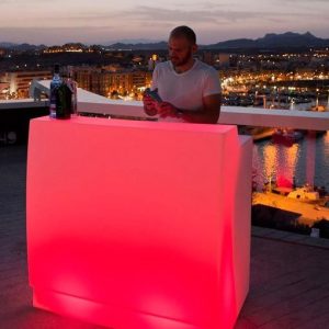 Mostrador recepción con luz 120 cm de ancho SICILIA