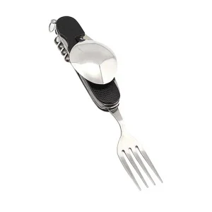 Navaja Metálica Multiusos Con 6 Funciones Diferentes Plegable y Desmontable