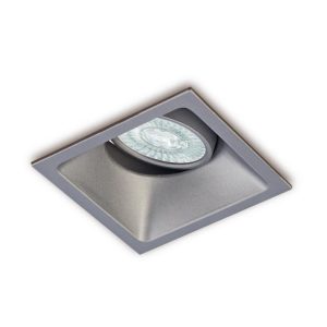 Ojo de buey 9,2 cm plata COMFORT GU10