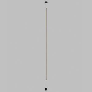 Pie de salón 36W dimable negra VERTICAL LED