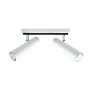 Plafón 2 luces blanco orientable DIREZIONE