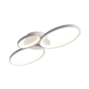 Plafón 3 aros blanco SIOS LED