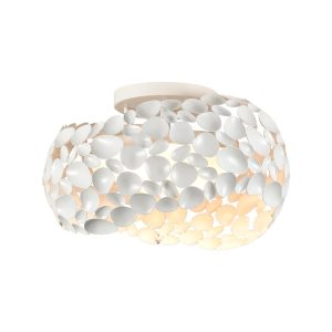 Plafón 47 cm Ø blanco NARISA G9