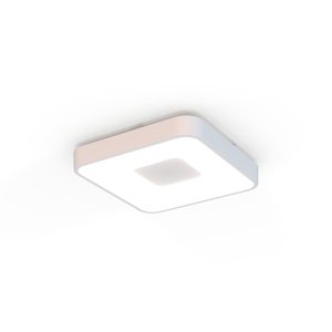 Plafón blanco 34 x 34 cm COIN LED 56W dimable