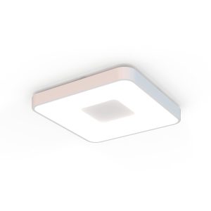 Plafón blanco 44 x 44 cm COIN LED 80W dimable