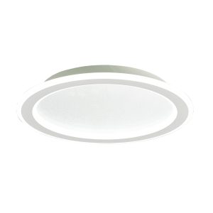 Plafón blanco Ø 40 cm efecto diamante TULUM LED 24W
