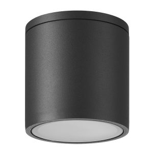 Plafón de exterior gris oscuro GU10 1 Luz IP54 KANDANCHU