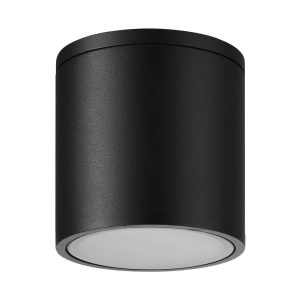 Plafón de exterior negro GU10 1 Luz IP54 KANDANCHU