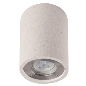 Plafón de techo blanco acabado hormigón LEVI