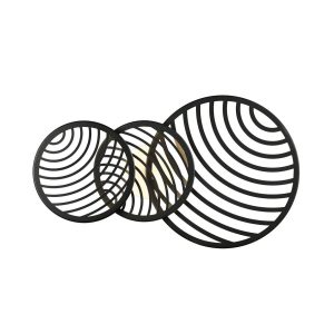 Plafón de techo negro 40W LED COLLAGE