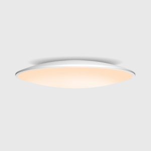 Plafón fino blanco de luz cálida Ø 46 cm SLIM LED 50W