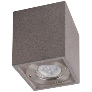 Plafón gris oscuro fabricado en hormigón LEVI