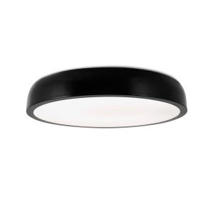 Plafón LED COCOTTE negro 43 cm diámetro