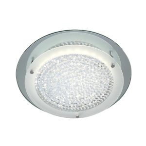Plafón mediano CRYSTAL LED MIRROR