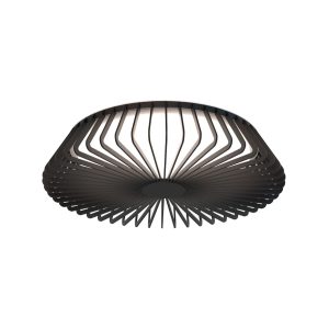 Plafón (no ventilador) negro Ø 53 cm HIMALAYA LED 56W