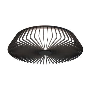 Plafón (no ventilador) negro Ø 63 cm HIMALAYA LED 80W