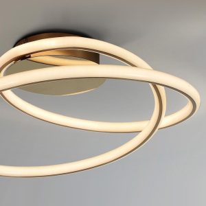 Plafón oro brillo y mate TUBE LED