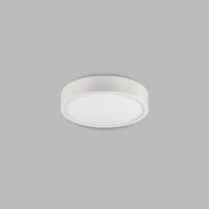 Plafón superficie 17 cm Ø luz neutra 14W SAONA