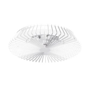 Plafón ventilador blanco inteligente Ø 63 cm HIMALAYA LED