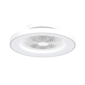 Plafón ventilador blanco inteligente Ø 65 cm TIBET LED