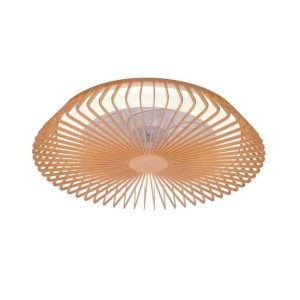 Plafón ventilador madera smartlight Ø 63 cm HIMALAYA LED
