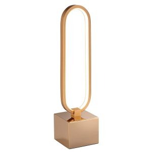 Sobremesa acabado oro rosa COLETTE LED