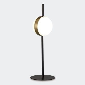 Sobremesa negra y dorado 18W CUBA LED