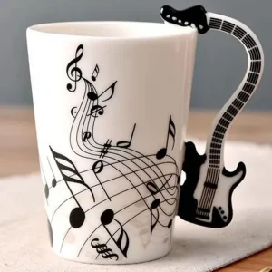 Taza de Céramica con Mango Instrumento Musical