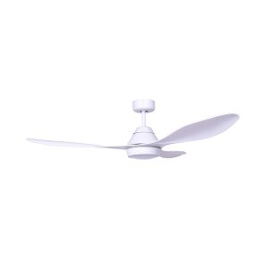 Ventilador blanco motor DC POLARIS LED